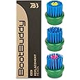 Boot Buddy 3-Pack Replacement Heads - Interchangeable Shoe Brush Set for Shoe Care and Easy Shoe Cleaning