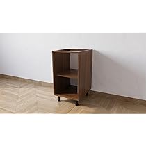 Base Lavello Appoggio Alfredo Calandrelli - 80x55x72 Cm, Colore Noce, In Kit