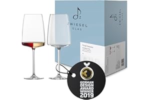 Zwiesel Glas Weinglas fruchtig & fein Vivid Senses (2-er Set), filigrane Weingläser, spülmaschinenfeste Tritan-Kristallgläser, Made in Germany (Art.-Nr. 122427)