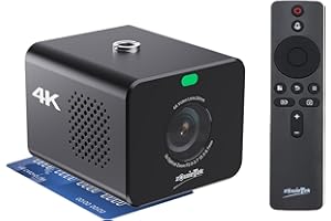 ZOWIETEK Telecamera POV 4K, ZowieCam, messa a fuoco automatica, uscita HDMI e SDI, zoom ottico 3X, dimensioni compatte, controllo flessibile, luce di conteggio, alimentazione PoE/USB-C, registrazione TF/NAS