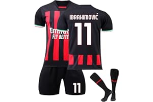 DUOROUPUTAO Maglie da Calcio 2023 2024, Completo Calcio per Uomo Bambino Kit Allenamento Calcio Tuta Calcio Uomo T-Shirt Pantaloncini e Calzettoni da Bambino e Adulto
