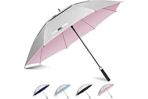 ZOMAKE 68/62/54/50 inch Golf Umbrella Sun Protection for UV, XXL Large Windproof Umbrella Large UPF 50 + Self-Opening Ventilated, Large Size Golf Umbrella Storm Resistant for Sun and Rain