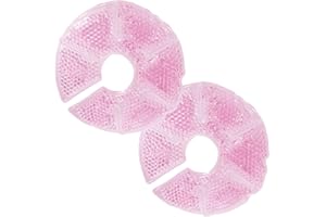HI FINE CARE 3in1 Cuscinetto in gel per il seno - Cuscinetto per il seno uso freddo e caldo per l’allattamento - Utilizzabile con il tiralatte - Dona sollievo e stimola il flusso del latte - 2 Thermo Pads
