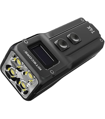 Lampe Torche Tactique Nitecore P10i - Noire - Résistante à L'eau Et Aux Chocs - Aluminium - 5,75 Pouces - 2023