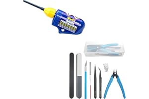 ODN GIFT SUPPLIES Revel Contacta Model Glue & Premium Model Making Tool Set | Perfect Set For Plastic Model Making | 25g Glue & 9pc Tool Set