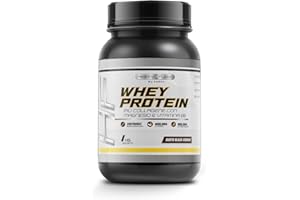 Whey Protein in Polvere Healthy Fusion | Proteina Premium 100% Pura + BCAAS + Aminoacidos | Alto Contenuto Proteico | Maggiore Crescita Muscolare, Recupero e Benessere Generale | Gusto Biscotti 1kg