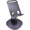Generic Rotatable Cell Phone Stand, Collapsible Telescopic Bracket Fully Adjustable Foldable Desktop Phone Holder Compatible with All Phones Ipad
