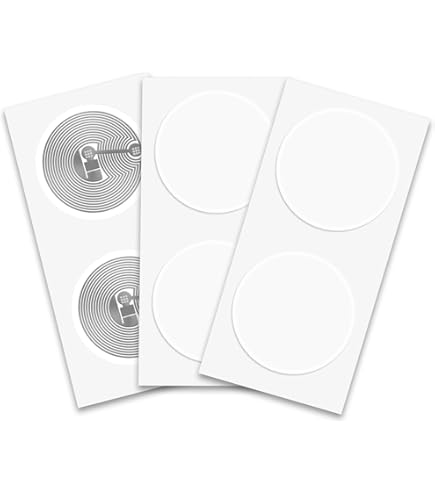 Ntag215 Nfc Tag Tarjeta De Pvc En Blanco De 25 Mm De Diámetro Compatible Con Amiibo Y Tagmo (paquete De 10