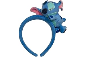 LILIUM KIDS Stitch Minnie Mouse Serre-tête Alice inspiré de Disney avec mascotte en peluche pour femme et fille
