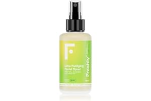 Freshly Cosmetics Tónico facial para equilibrio pH y cerrar poros Lime Purifying Facial Toner, 100 ml