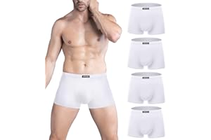 wirarpa Mens Mirco Modal Underwear Trunks Soft Boxer Shorts Gents Microfibre Underpants Multipack