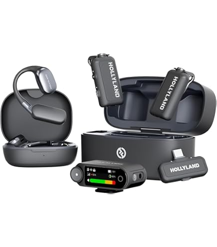 SYNCO Mikrofon Handy P2SL 2.4GHz Lavalier Mic Kabellos[MFi Zertifiziert] Smartphone Funkmikrofon Mit Ladebox & 2*RX 1*TX, Für IPhone Ipad, Mikrofon  Lavalier Wireless Funkmikrofon Lightning