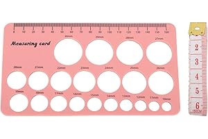 HEEPDD Precyzyjna i elastyczna linijka do pomiaru brodawek sutkowych matek. Silikonowy przyrząd do pomiaru kołnierza piersiowego z miękką taśmą 1,5 m, zapewnia prawidłowe dopasowanie i komfort