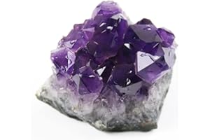 Nvzi Amethyste Pierre Naturelle, Cristaux Et Pierres Précieuses, Pierre Semi Precieuse Et Minéraux, Lithotherapie Pierre De Protection Cristal, Kit Sorcellerie, Deco Salon, Chakra, Environ 50G