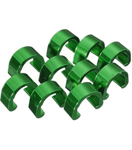 100 Clip Plastica Per Cavi Bici - Fermacavi Per Guaine Freni E Cambio | Set Da 100 Pezzi - Foto 8