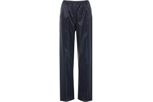 MyShoeStore Unisex Waterproof Rain Hooded Jacket or Long Trench Coat or Over Trouser Men Women Windproof Taped Seams Lightweight Outdoor Shower Proof Rainwear Kagool Breathable Raincoat