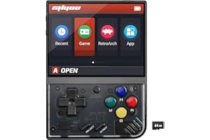 BULUHAHA Miyoo Mini Plus Retro Game Console di Giochi Portatile 64G, Sistema Open Source Linux, 3.5" IPS Miyoo