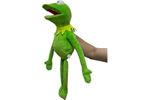LIAOLI Kermit der Frosch Handpuppe PlüSchtier Frosch Handpuppen für Kinder Tier Kuscheltier Spielzeug 23.6inch