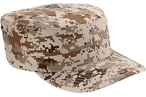 FIRECLUB Unisex Military Camouflage Octagonal Cap Camo Army Caps, Tactical Outdoor Sport Hunting Soldier Caps