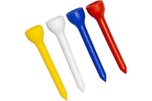 Longridge t Długie koszulki golfowe z tworzywa sztucznego, 50 mm opakowania (20 sztuk)