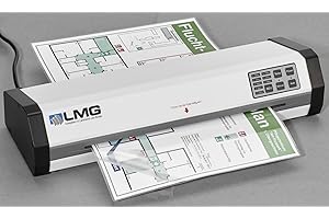 ‎LMG GERMANY Testsieger Laminiergerät DIN A3, Vollautomatisch, Folienstärkenerkennung, 50 Sek, bis 250 mic, Kalt- und Heißlaminieren, Laminator