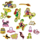 Bibi Blocksberg 48-teiliges XXL-Konfetti Kinderparty und Kindergeburtstag von DH-Konzept // Hexe Deko Streiche Party Set Mari