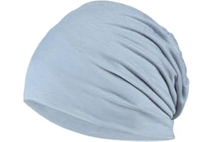 YOFASEN Slouchy Beanie Hat - Chemo Cancer Headwear Made of Cotton Sleep Cap Turban Headwear Stretch Muslim Headscarf for Women Men