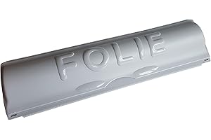 EMANHU TRADING FOLIENABROLLER Folienabroller Rollenhalter Folienschneider Frischhaltefolie Folienhalter (Grau)