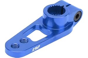 DILWE Braccio Servo RC, Braccio dello Sterzo 25T per Accessorio di Ricambio per Aggiornamento Auto 1/8 1/10 RC(Blue)