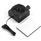 ASHATA Pompe de Refroidissement par Eau, Pompe CPU Ultra-silencieuse DC 12V pour système de Refroidissement par Eau 500L/h Fi
