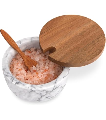 Boîtes à Épices En Céramique MAGICVOGEL - Lot De 3 Avec Cuillère Et Plateau - Pour Sel, Sucre, Épices - Design Bleu