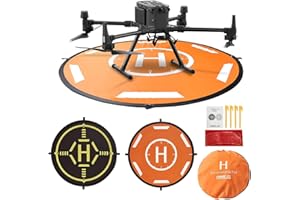 MMOBIEL Aire d'atterrissage Drone Landing Pad Imperméable 55 cm pour Drones hélicoptères télécommandés DJI Mavic Mini 2 / Zoom/Air Fly 2 / Phantom/FPV/Inspire