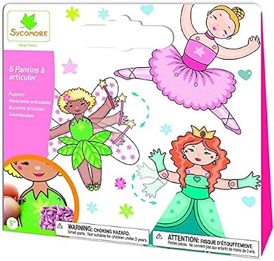 Sycomore CRE4080 - Loisirs Créatifs - Pantins Multicolore - Fille