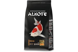 AL-KO-TE, 3-Jahreszeitenfutter für Kois, Frühjahr bis Herbst, Schwimmende Pellets, 6 mm, Hauptfutter Profi Mix, 3 kg