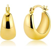 Rajputana Orecchini Pendenti Grandi In Oro 18 Carati - Design Con Ali D'Angelo - Ipoallergenici Con Perno In Argento S925 - Gioielli Vintage E Di Tendenza Per Donna - 3