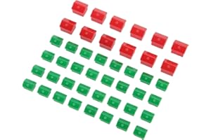 BONKZEBU Pezzi di Gioco per Giochi da Tavolo, Pezzi di Gioco da Tavolo Resistenti All'usura e Agli Urti, quantità Sufficiente di Pezzi di Ricambio Pezzi di Gioco per Hotel, per Milionari