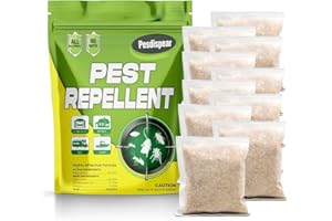 Pesdispear Mice Repellent, Rat Repellent, Mosquito Repellent, Peppermint Oil and Citronella Oils Insect Repellent Pest Control Cockroaches Spider Ant Better Than Ultrasonic 10 Pack