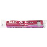 Cook Profesyonel &Ccedil;&ouml;p Torbası, Jumbo Boy 80 cm x 110 cm (7 Adet/Rulo)