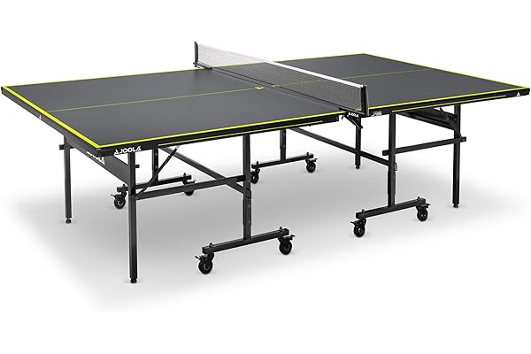 JOOLA Table de ping-Pong Inside J15 - Support Pliable - Montage Rapide - avec Filet - Gris - 274 x 152,5 x 76 cm