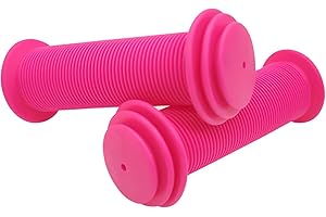 PESLOGY 2pcs Non-Slip Soft Rubber Cycling Grips for Kids, Mountain, Scooters, Balance, Folding Bikes