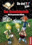 Die drei ??? Kids, Das Grusellabyrinth: 30 spannende Rätsel by Ulf Blanck, Jan Saße