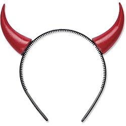 Serre-tête à Cornes De Bélier Amovibles RUIXIA - Pour Halloween, Cosplay, Fêtes Déguisées - En PU Souple, Ajustable