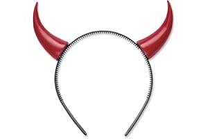 W WIDMANN MILANO Party Fashion - Cuernos de diablo, cintas para el pelo, tocados, diablo, infierno, fiesta temática, carnaval, Halloween