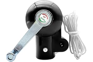 Ompinda Roman Umbrella Replacement Parts, Heavy Duty Parasol Crank Handle with 3.4m Rope Roman Umbrella Repair Accessories for Parasol