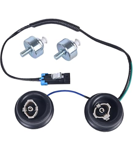 thumbnail image 2 of WMPHE Knock Sensor With Wiring Harness Kit (2 Sensors + Harness) - For Chevy Silverado, GMC Sierra 1500/2500/3500, Suburban, Tahoe 1999-2007, Replaces OEM 12601822, 12589867 2 of 14