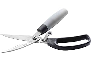 Gefu Scissors, Stainless Steel, Silver/Black, 27.7 x 10.7 x 4.2 cm