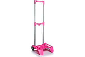 Seven Be BoxPlus Rosa, Carrello Porta Zaino Trolley Scuola Rosa, Be BoxPlus, Taglia Unica