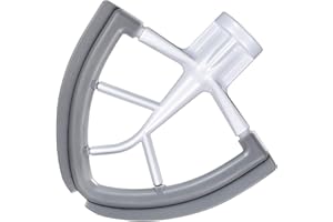 KITOART 4,5/5 QT Flex Edge Schlägel für KitchenAid Neigekopf-Standmixer, Mischpult, weiß