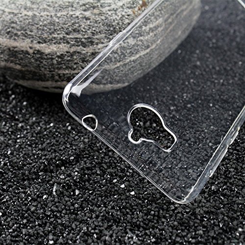 Custodia Huawei Nova Young Cover + Pellicola Protettiva in Vetro Temperato , Leathlux Morbido Trasparente Silicone Custodie Protettivo Bumper Chiaro Flessibile TPU Gel Sottile Cover per Huawei Nova Young / Huawei Y5 III / Huawei Y5 3 / Huawei Y5 2017 5.0 Pollici