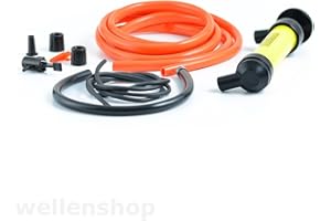 Nautika Multifunktionspumpe für Luft Wasser Benzin Diesel 10-teilig Umfüllpumpe Benzinpumpe Luftpumpe universelle Pumpe Ölabsaugpumpe Ölumfüllpumpe Handpumpe Flüssigkeitspumpe Saugpumpe